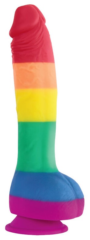 PRIDE - LGBT FLAG DILDO 19 CM